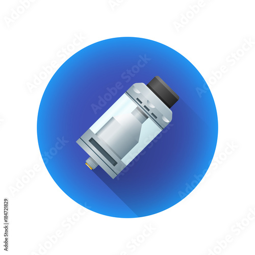 vector vaporizer atomizer device illustration.