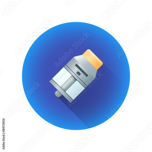 vector vaporizer atomizer device illustration.