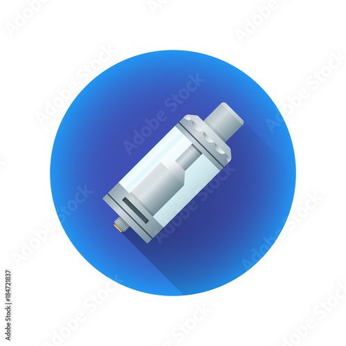 vector vaporizer atomizer device illustration.