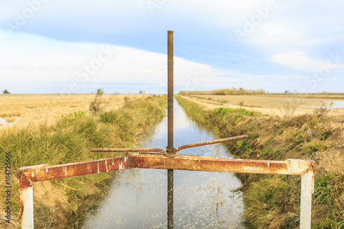 Delta del Ebro ,Tarragona landscape. River mouth