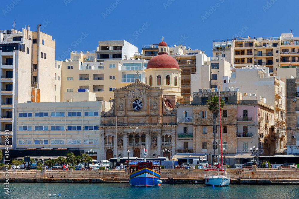 Malta. The Church of Jesus of Nazareth.