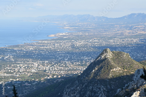 view of the mountainous landscape of Cyprus