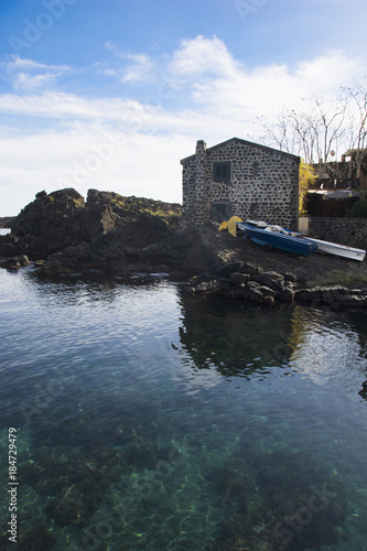 fisherman's cottage in a seaside village