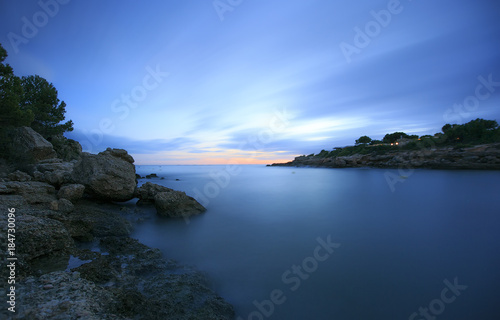 Mediterranean coast in Tarragona . Spain