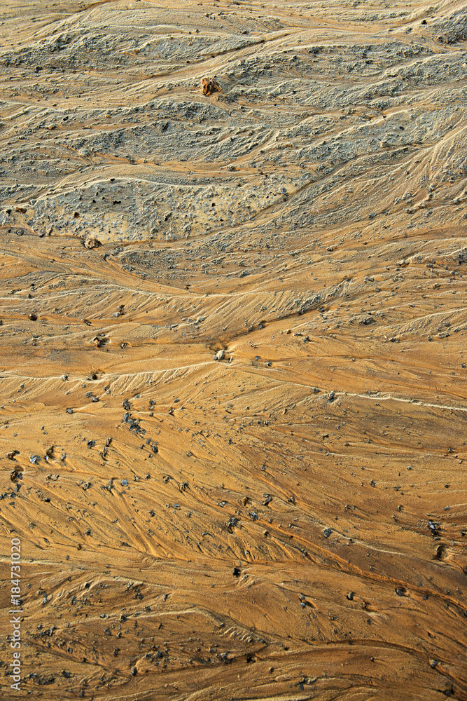 Fototapeta premium Abstract pattern on sandstream