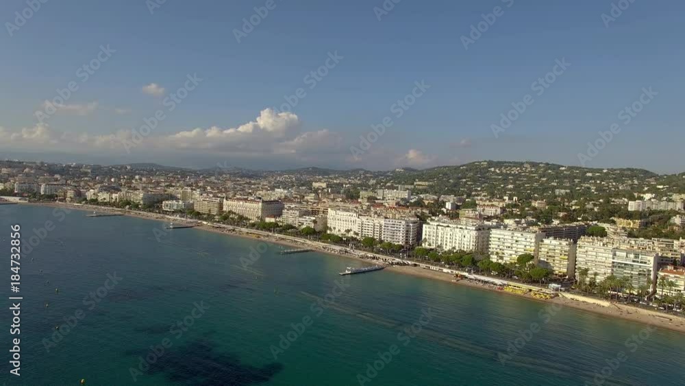 Aerial view of Cannes from the Golfe de la Napoule Aerial view of Cannes from the Golfe de la Napoule