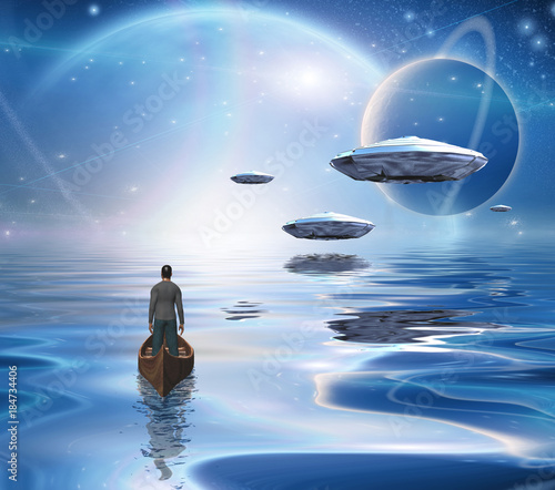 Canvastavla Traveler and Spacecrafts
