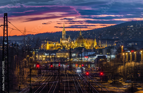 Canvas Print Nyugati railway station - Budapest