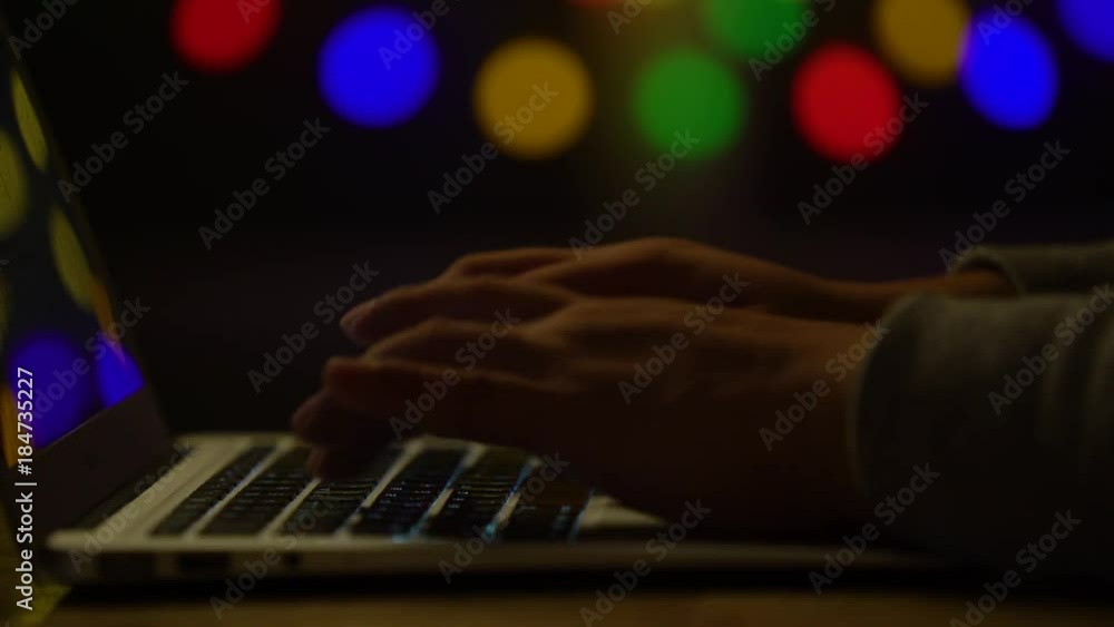 A man's hand using a laptop keyboard. Internet. mouse. A man's hand using a laptop keyboard. Internet. mouse.