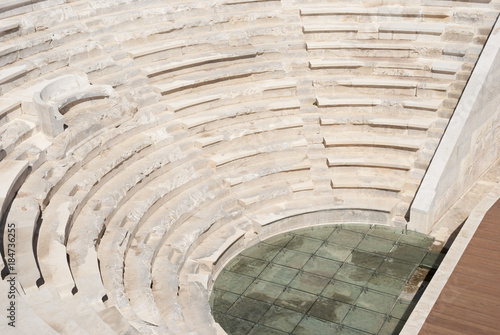 Amphitheater in the ancient city of Patara. Turkey, Mugla Province