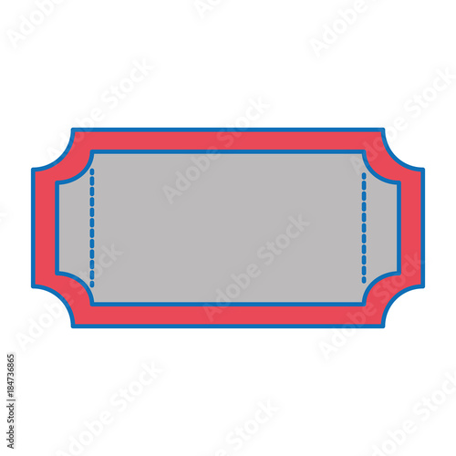 Isolated ticket design