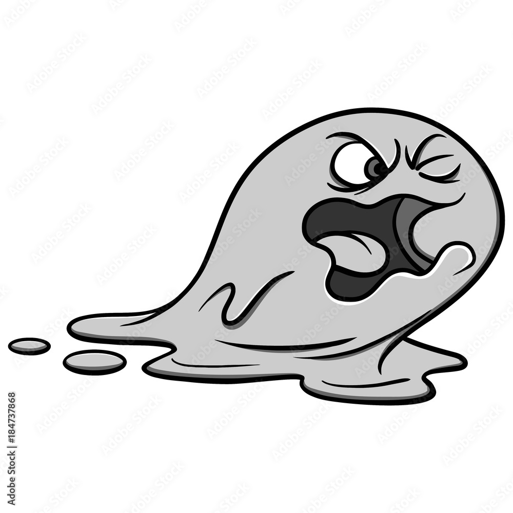 Booger Monster Illustration - A vector illustration of a cartoon Booger monster. Booger Monster Illustration - A vector illustration of a cartoon Booger monster.
