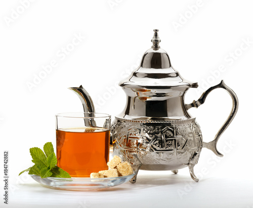 Traditional moroccan tea