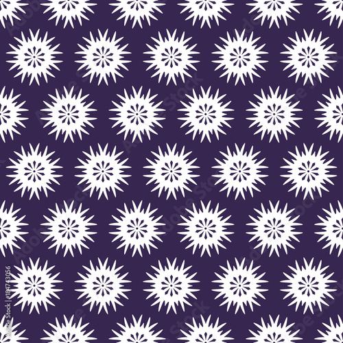 geometric pattern in white on an ultra - violet background