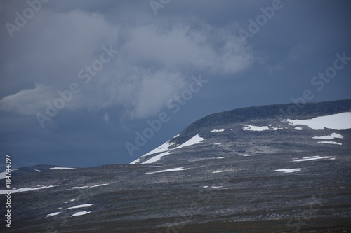 Norwegen, Wolken, Wetter, Sturm, Regen, Herbst, Wald, Polarkreis, Wind, Formation, Wald, Birke, Tundra, unberührt, Nordland, Berg, Schnee, Felsen, Polarkreis photo