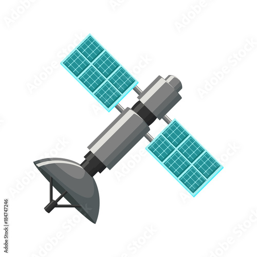 Satellite icon isolated photo