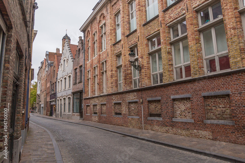 Belgian street  Bruges