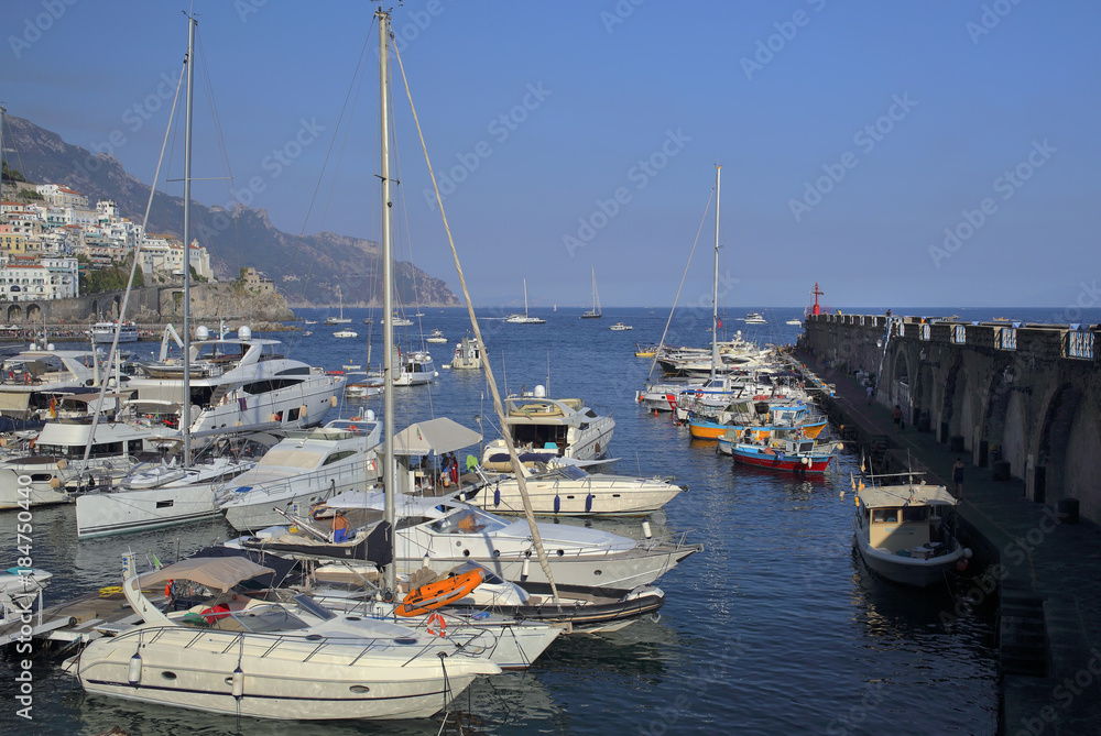 Amalfi coast marina
