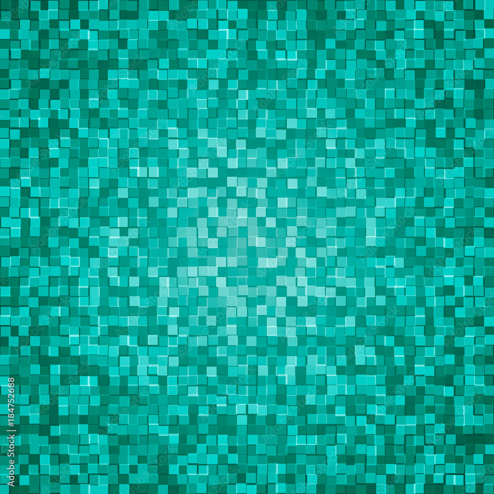 Green abstract mosaic. Geometric spotted squares backdrop. Technology background. Design template. Vector illustration. Green abstract mosaic. Geometric spotted squares backdrop. Technology background. Design template. Vector illustration.