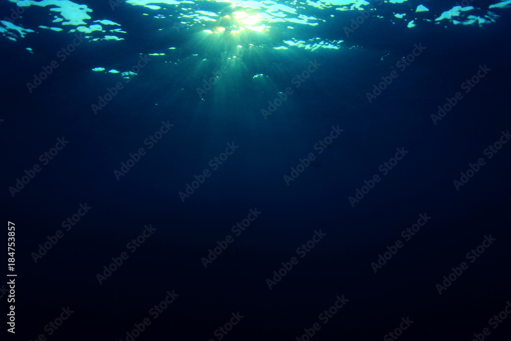 Underwater blue background