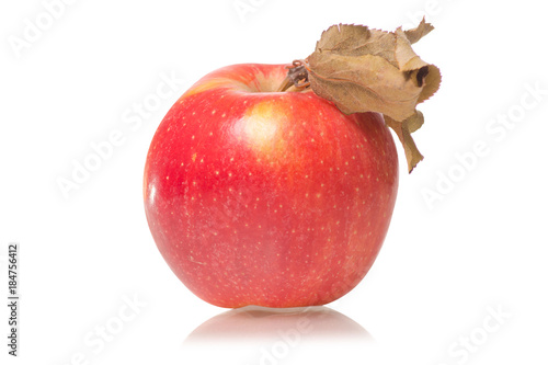 Red apple isolated