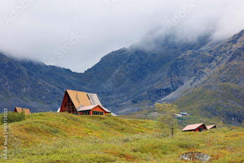 Obraz na plátně View of Independence Mine State Historical Park at Palmer, Alaska