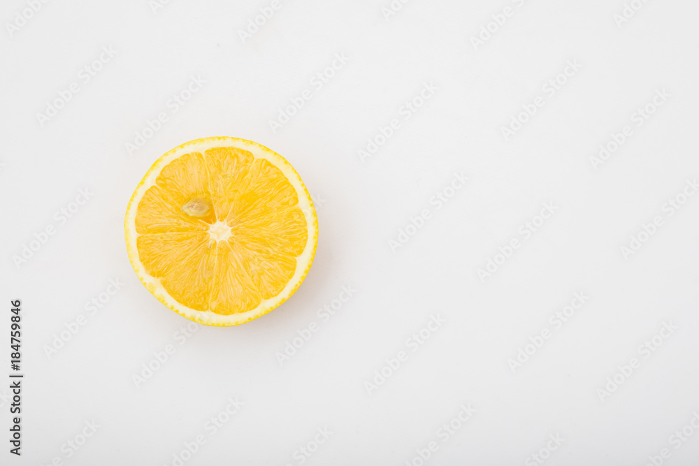 lemon in white background lemon in white background