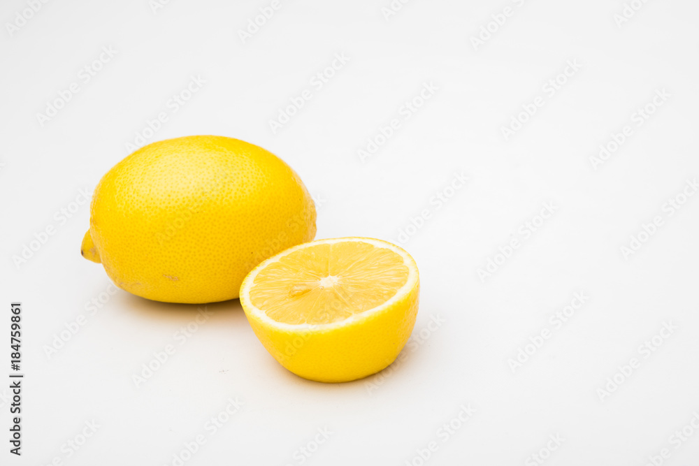lemon in white background lemon in white background