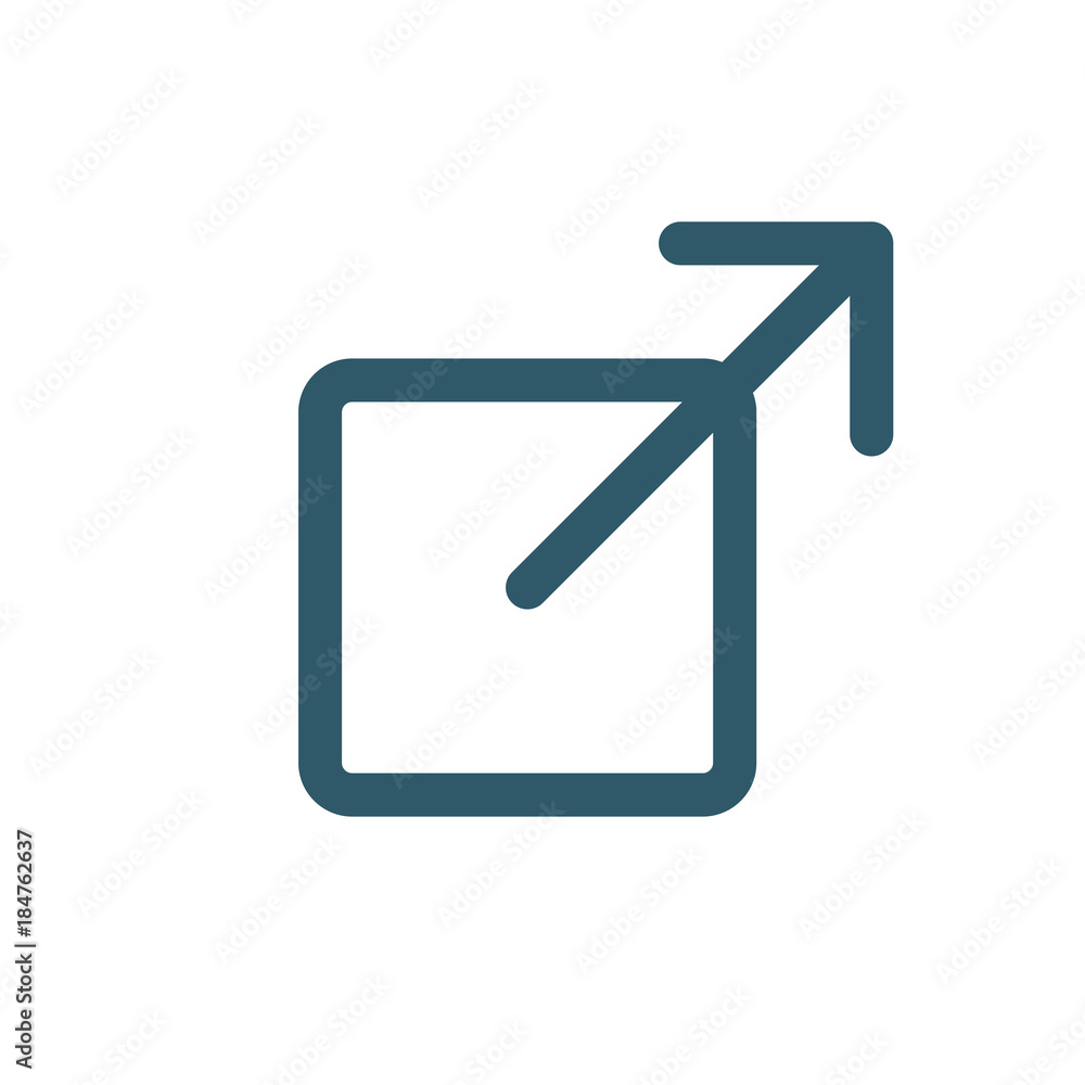 Logout or Exit Icon with Arrow and Box to Show Leaving Site Logout or Exit Icon with Arrow and Box to Show Leaving Site