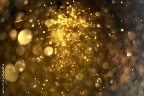 golden glitter texture Colorfull Blurred abstract background for birthday  anniversary  wedding  new year eve or Christmas.