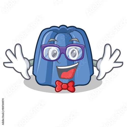 Geek jelly character cartoon style