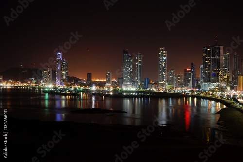 Night View of Panama City, Panama © notsunami