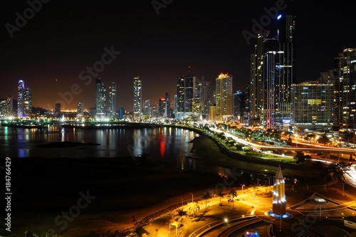 Night View of Panama City, Panama © notsunami