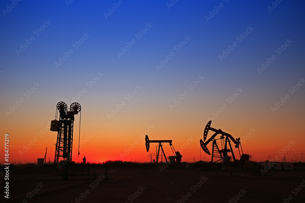 The oil pump, industrial equipment The oil pump, industrial equipment
