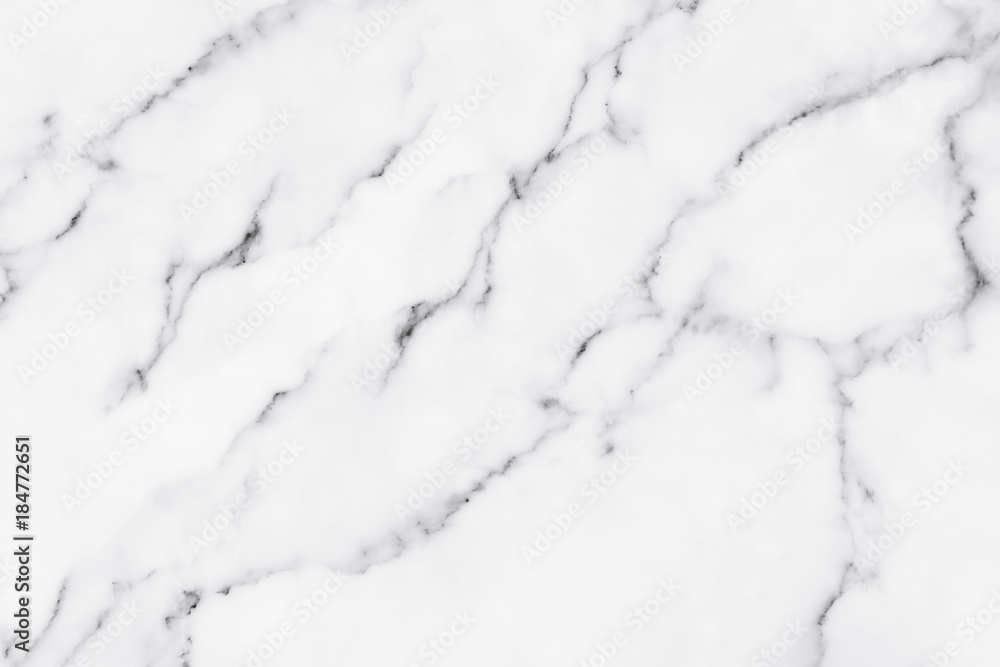 White marble texture and background for design pattern artwork.