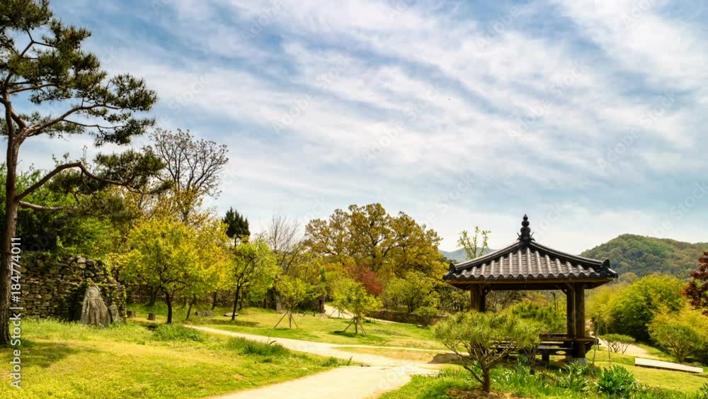 Scenery of Asan Oeam traditional village. Scenery of Asan Oeam traditional village.