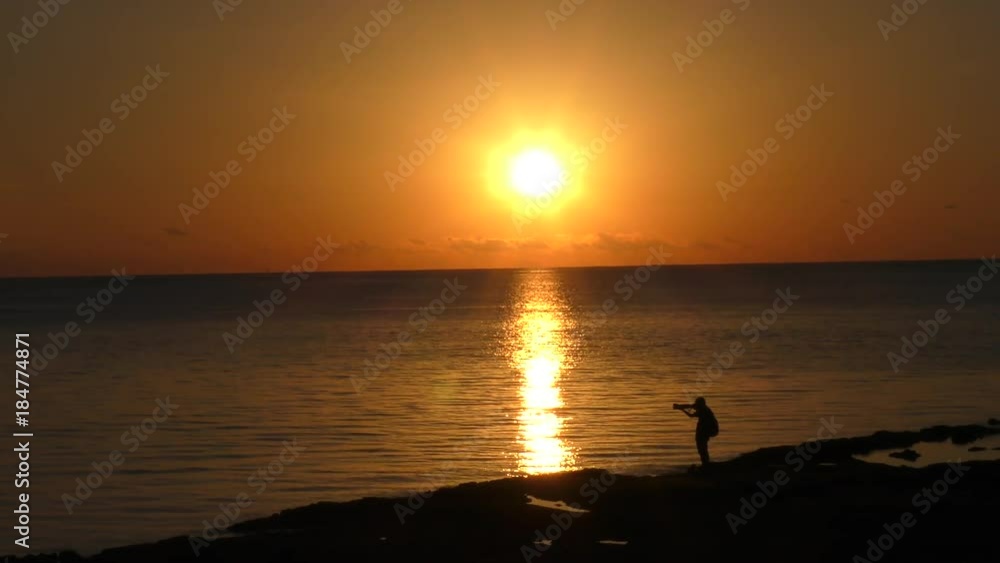 沖縄瀬長島の夕陽 沖縄瀬長島の夕陽