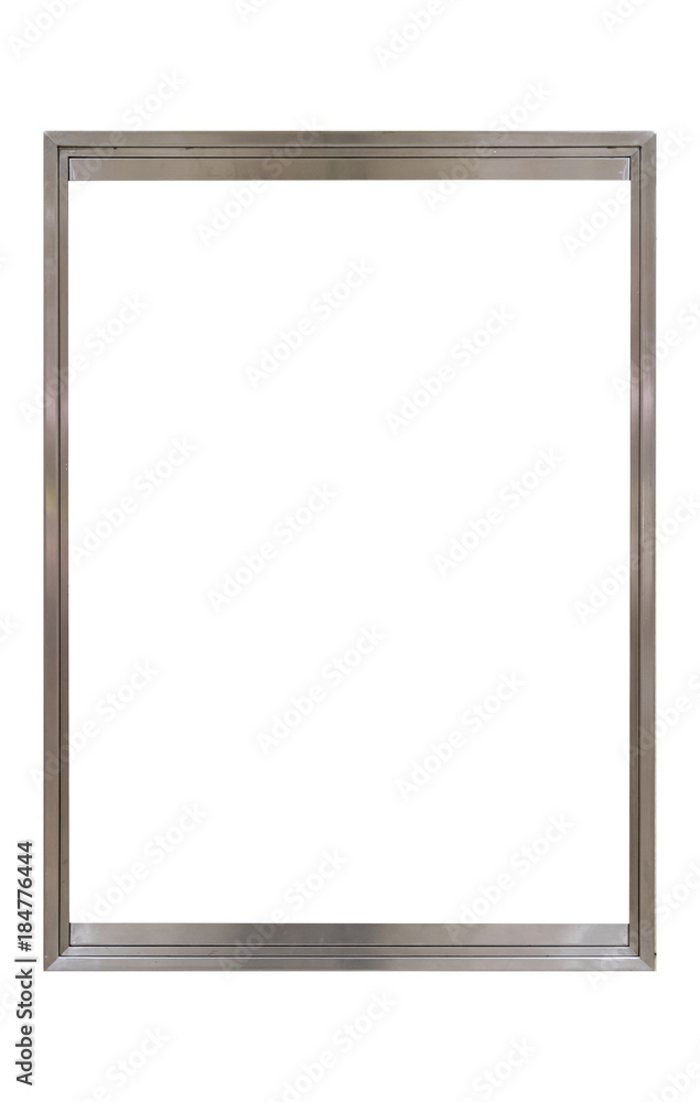 Blank matel sign board isolated ob white background Blank matel sign board isolated ob white background
