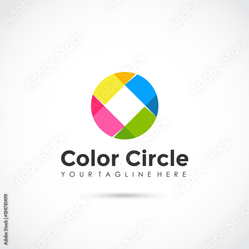 Free Download Circle Color Logo Design. Vector Illustrator Eps. 10 - GFXLoad