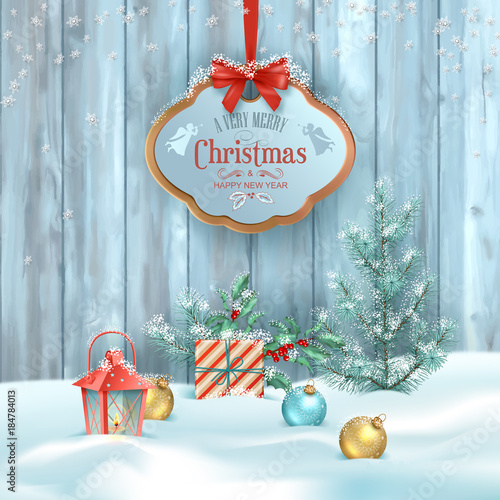 Christmas Winter Landscape