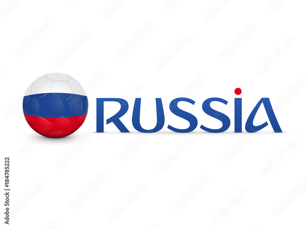 Russia - Soccer - obrazy, fototapety, plakaty 