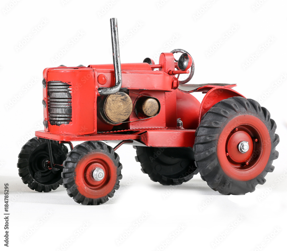 Obraz premium Red Toy Tractor