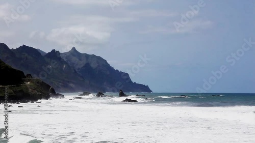 Atlantic Ocean at Los Galiones, Tenerife photo