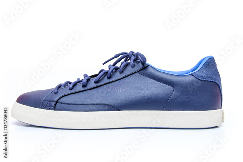 Blue and White Unisex Shoe - Sneakers
