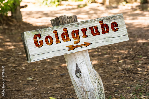 Schild 263 - Goldgrube