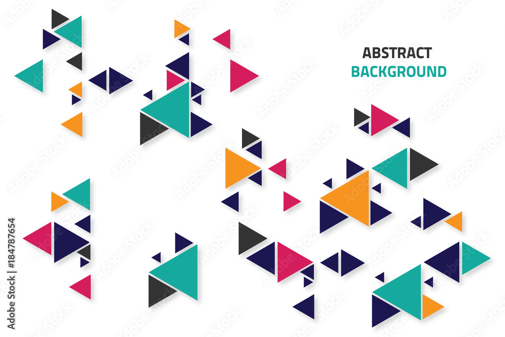 Abstract background with triangles Abstract background with triangles