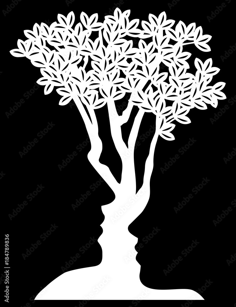 Optical Illusions Faces In Trees Optical Illusion The Jesus Tree