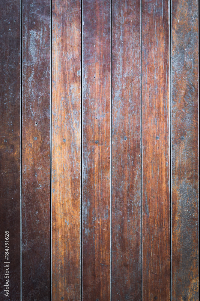 Vertical of old wooden wall background Vertical of old wooden wall background