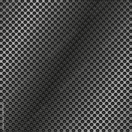 Metal perforated background