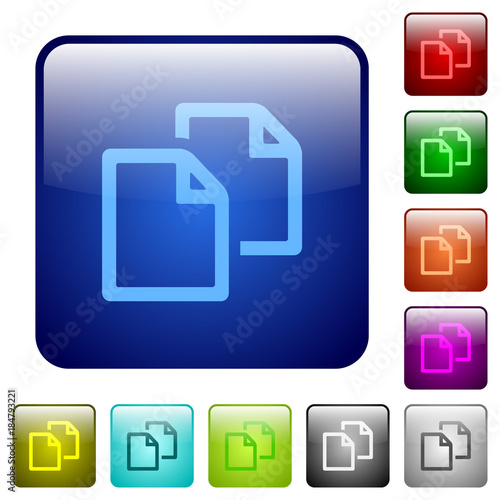 Copy document color square buttons